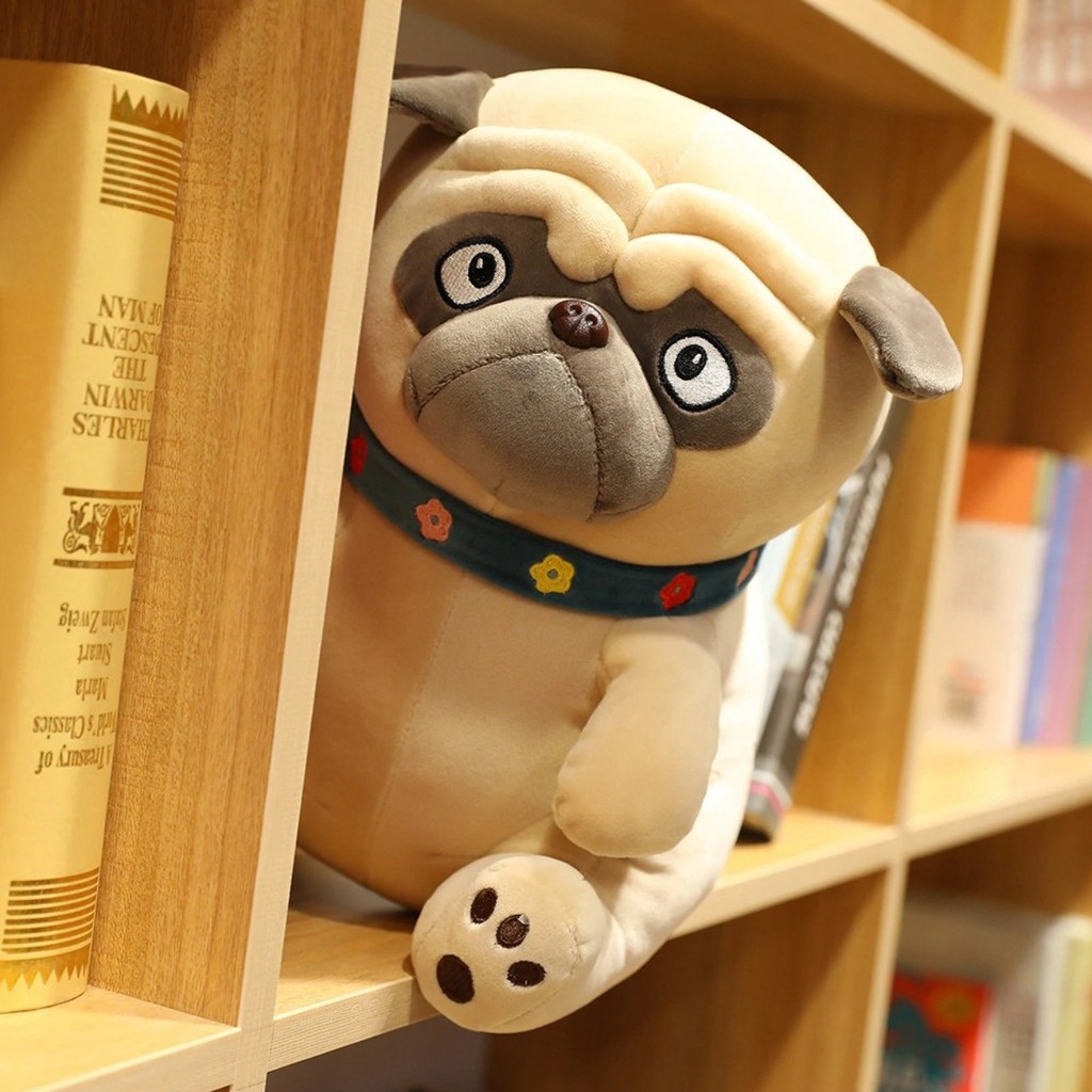 Chó Pug Bông Mặt xệ  đủ Size 25 cm , 35 cm ,40 cm , 50cm - Chó Bông Mặt Nhăn Cao Cấp
