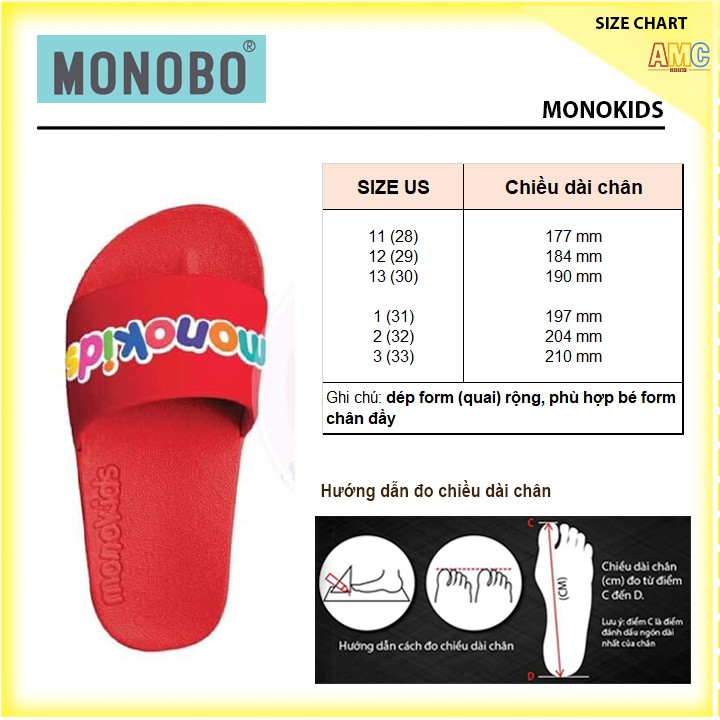 Dép Thái Lan MONOBO bé trai bé gái cao su hình mèo Monokids - BCND-005