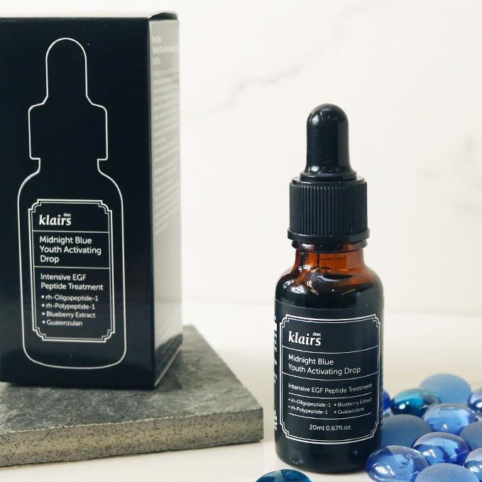 Tinh Chất Dear Klairs Midnight Blue Youth Activating Drop 20ml , Phục Hồi Da Và Dưỡng Ẩm