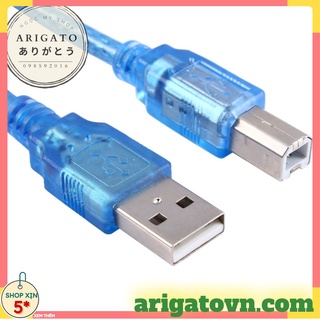 Dây máy in xanh cáp usb máy in 1.5m 3m 5m 10m 2 đầu chống nhiễu chuẩn usb 2.0 arrigatovn.com