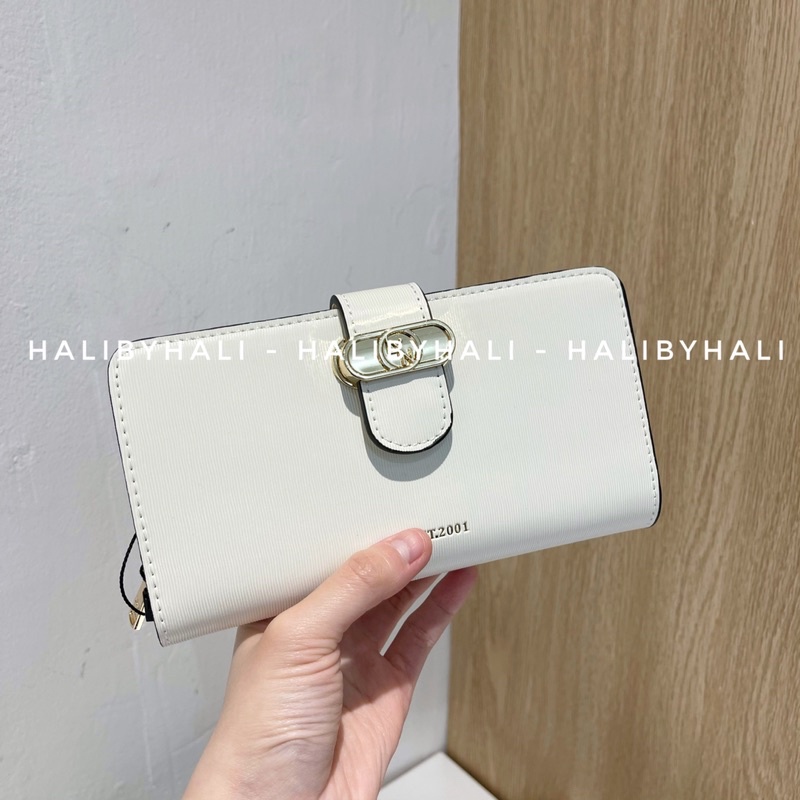 Ví LYN dáng dài khoá cài để có ngăn để ảnh