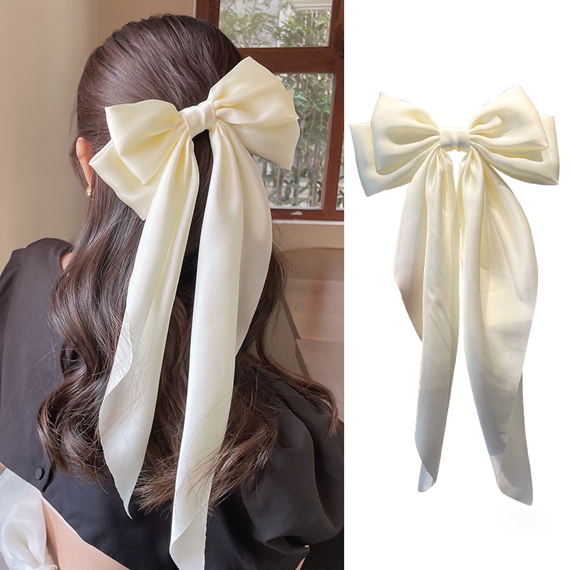 Tiktok Kẹp Tóc Nơ Lớn Phong Cách Công Chúa Mới Nhất Cho Cô Dâu