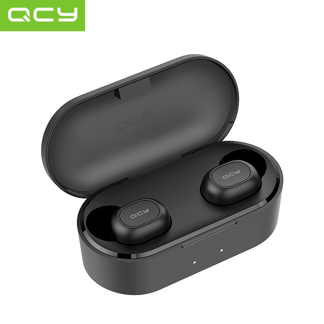 Tai nghe nhét tai không dây QCY T1 - QCY T2C công nghệ Bluetooth 5.0 (có dock tự sạc) &lt;RẺ VÔ ĐỊCH&gt;