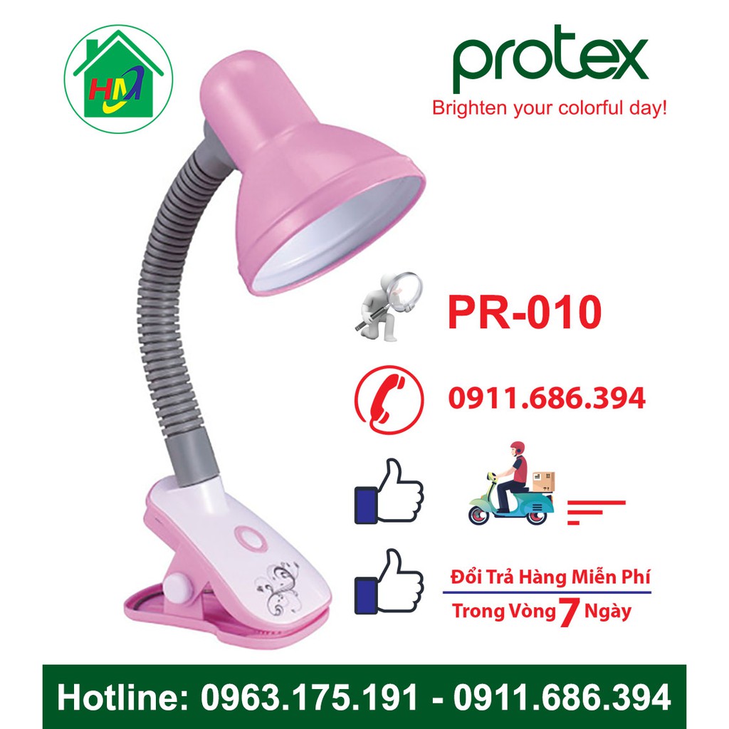 Đèn Học Chân Kẹp Bàn Protex PR-010