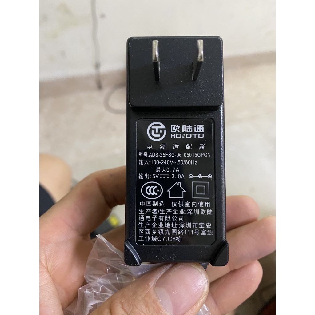 Adapter nguồn 5v 3a chân to 5.5mm * 2.5mm