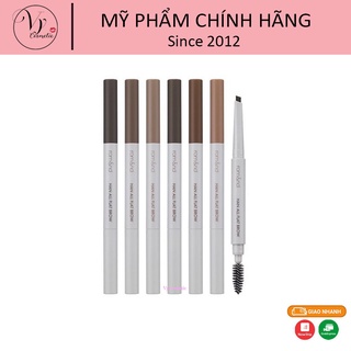 [Han All Line] Chì Kẻ Mày Sắc Nét, Lâu Trôi Nét Ngang Romand Han All Flat Brow / Nét Mảnh 3 Trong 1 Han All Sharp Brow
