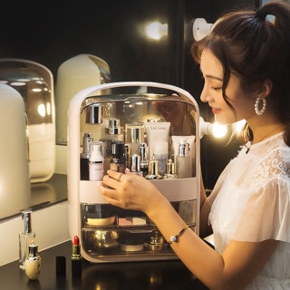 Hộp đựng mỹ phẩm , hộp đựng trang sức khay trong suốt Nhựa Abs Nhập khẩu  !
