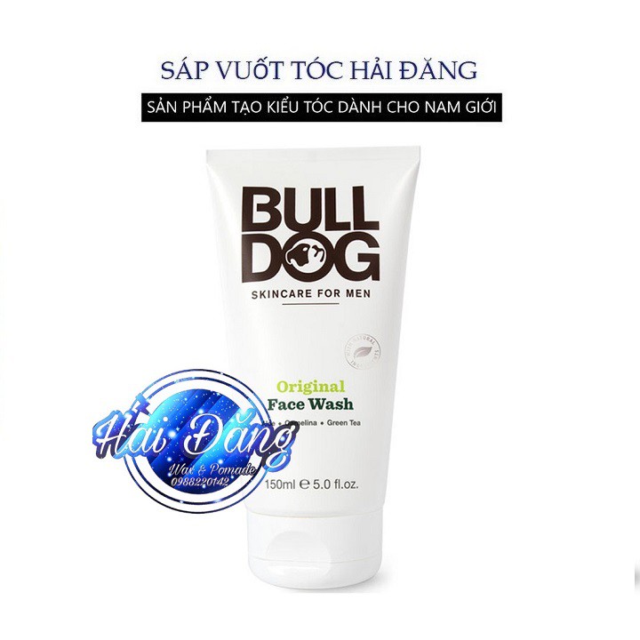 [ Chính Hãng UK ] Sữa Rửa Mặt Bulldog 150ml chính hãng - Loại: Original, Sensitive, Oil Control, Energising