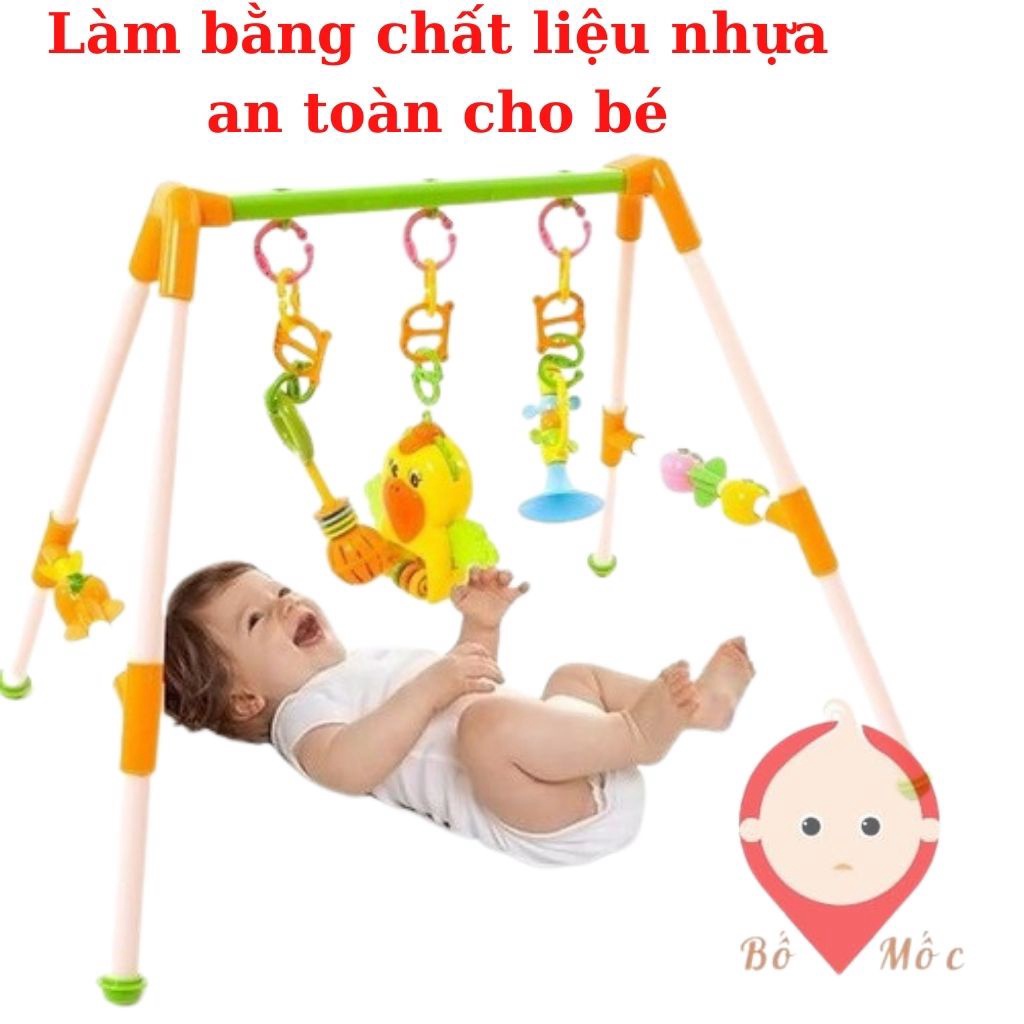 Kệ Chữ A Phát Nhạc Cho Bé Hình Con Vẹt Giúp Bé Chơi Ngoan Phát Triển Giác Quan Thính Giác, xúc giác