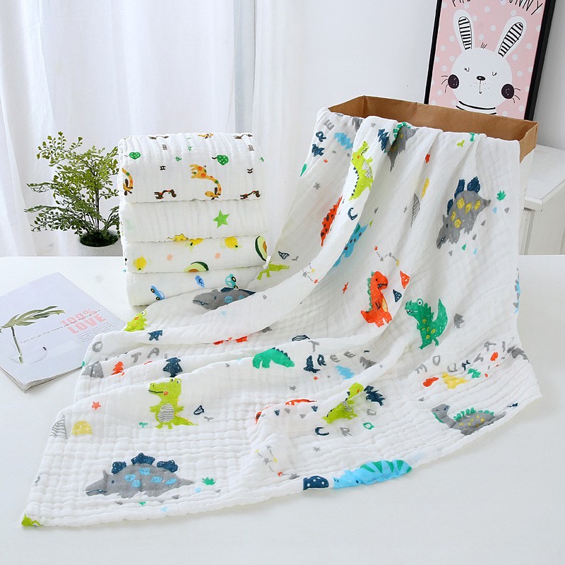 Khăn tắm xô 6 lớp siêu thấm hút cho bé