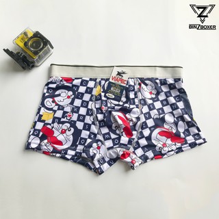 Quần sịp đùi nam hoạt hình Doremon vải thun lạnh co giãn 4 chiều