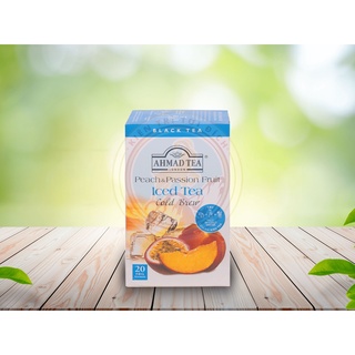 Trà ahmad pha lạnh đào và chanh dây 40g - ahmad peach & passion fruit cold brew