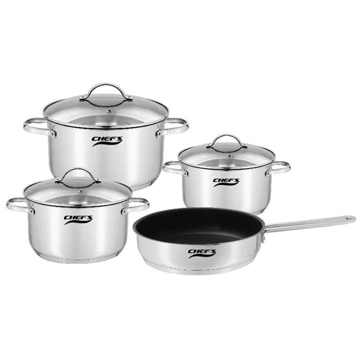 Bộ nồi từ Chefs EHCW4430 (3 nồi +1 chảo)