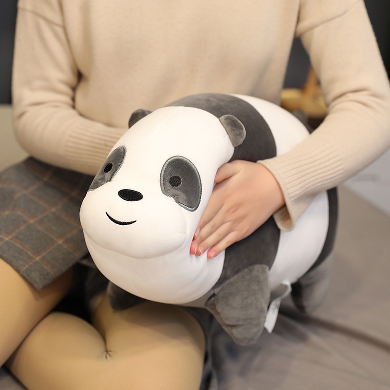 Ba Gấu Nhỏ Đồ Chơi Sang Trọng Nằm Xuống Panda Búp Bê Búp Bê Gối Búp Bê Búp Bê Mềm Ngủ Gối