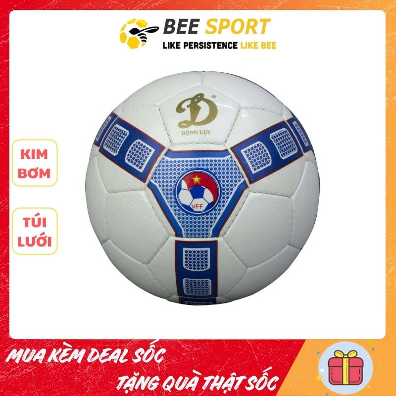 Bóng Động Lực FUS 2.76 SỐ 4 - Quả bóng đá đạt tiêu chuẩn thi đấu của FIFA, có kèm kim bơm và lưới