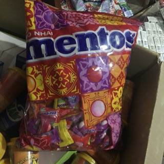 Gói kẹo nhai trái cấy Mentos gói 1kg