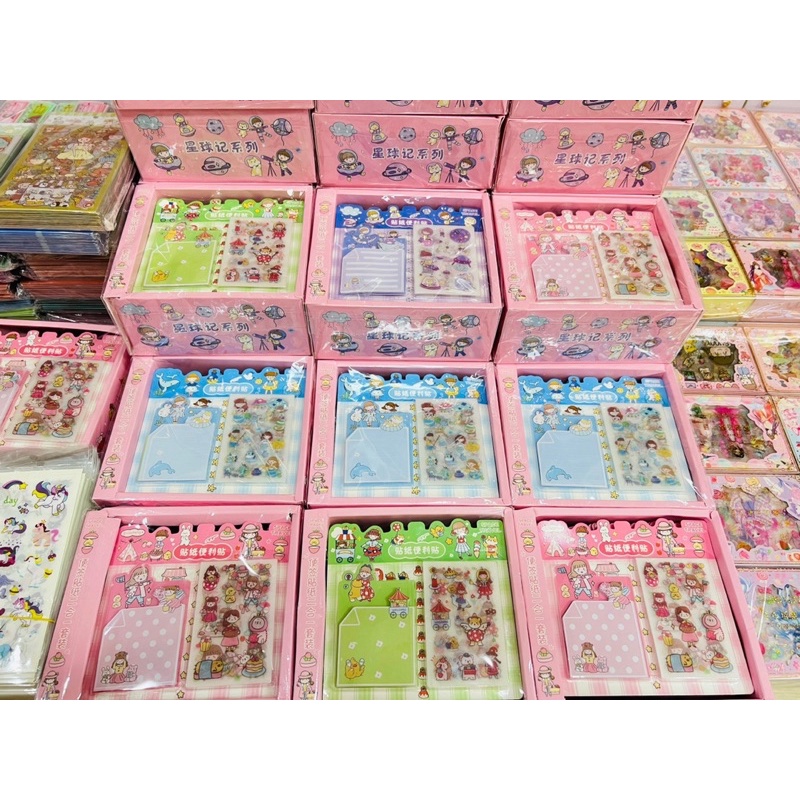 Set Giấy Note Và Sticker Nhiều Mẫu Xinh Xắn Giá Rẻ