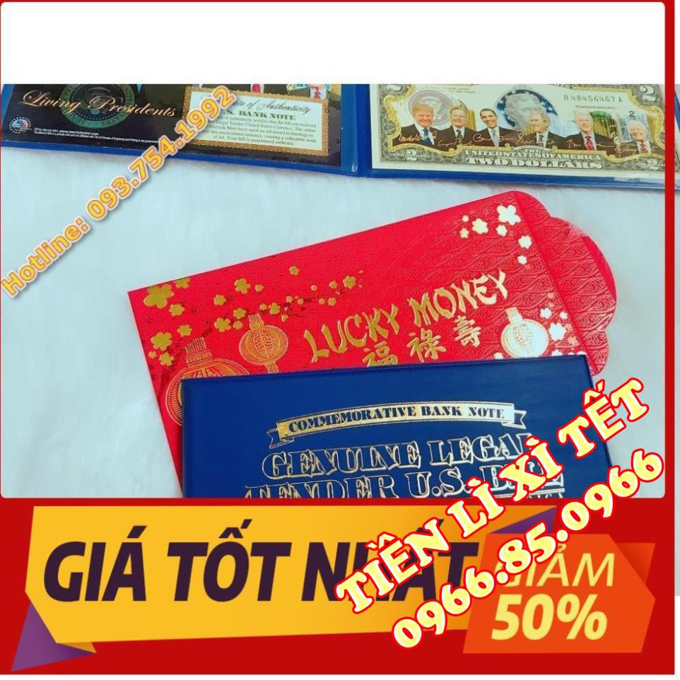 Tờ 2 USD In Hình 6 Vị Tổng Thống Mỹ