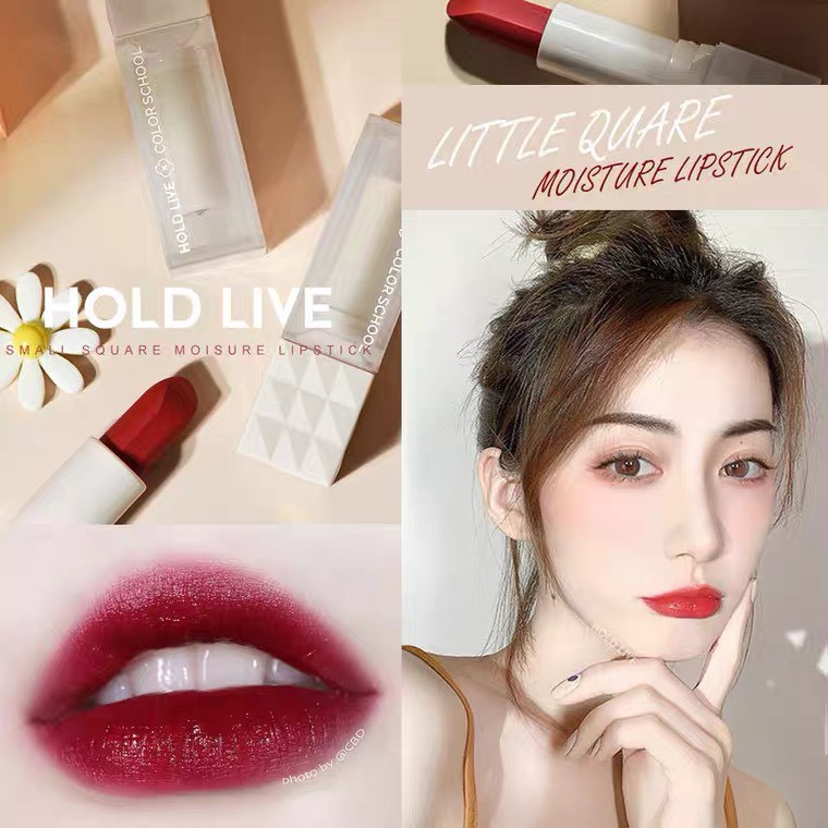 Son thỏi HOLD LIVE mịn lì mềm môi Color School Small Square HL438 HLIV63 | BigBuy360 - bigbuy360.vn