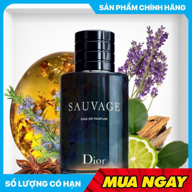 [HÀNG HOT] Nước hoa nam Sauvage EDT 100ml full box mạnh mẽ, nam tính | BigBuy360 - bigbuy360.vn