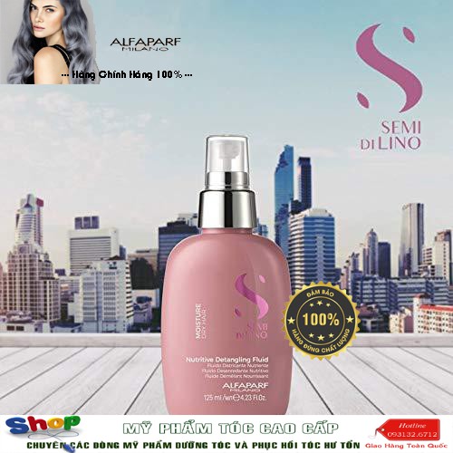 [Alfaparf-chính hãng] Kem dưỡng suôn mượt dành cho tóc khô xơ Semi Dilino Nutritive Detangling Fluid Alfaparf 125ml