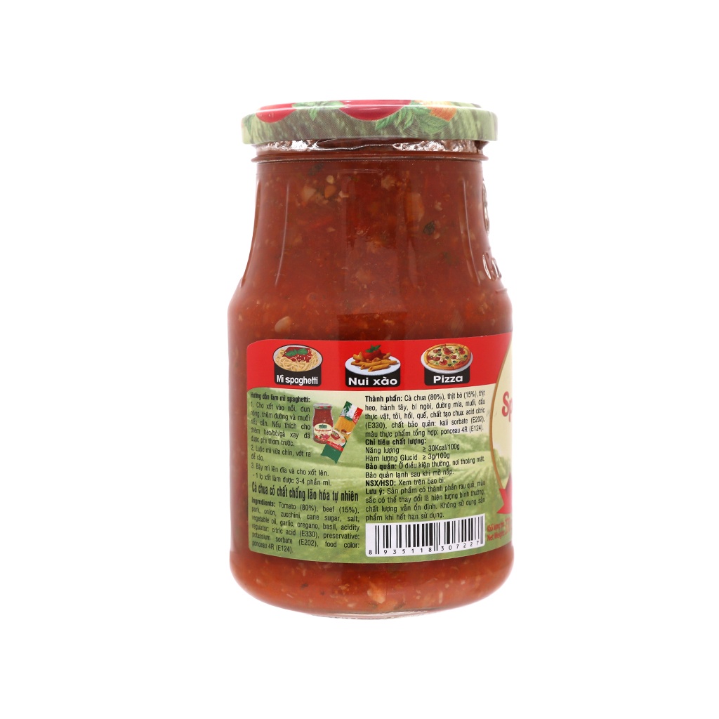 Sốt Spaghetti Golden Farm hũ 370g