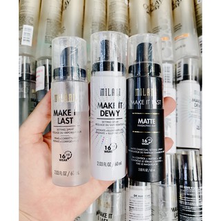 Xịt Khoáng Khóa Nền Milani