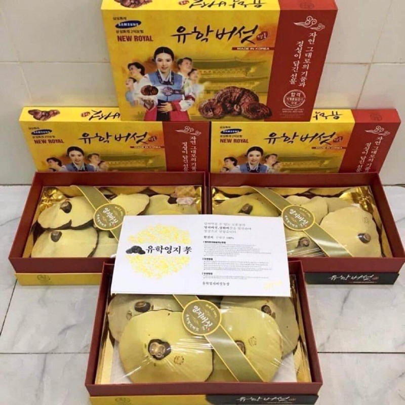 Nấm linh chi Hàn Quốc hiệu cô gái vàng hộp 1kg | BigBuy360 - bigbuy360.vn