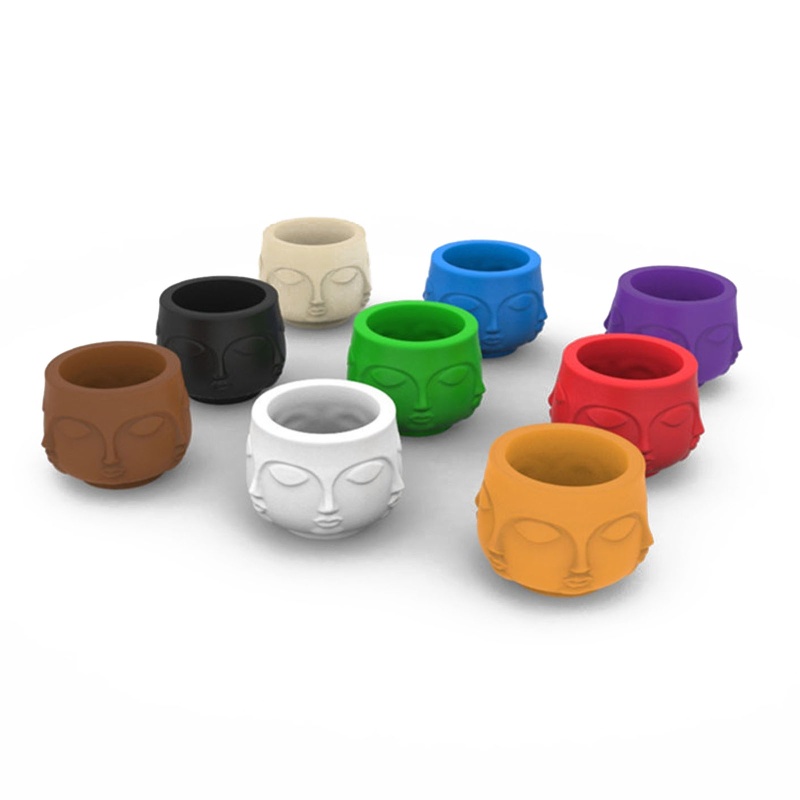 Khuôn Silicone Đổ Xi Măng / Chậu Hoa