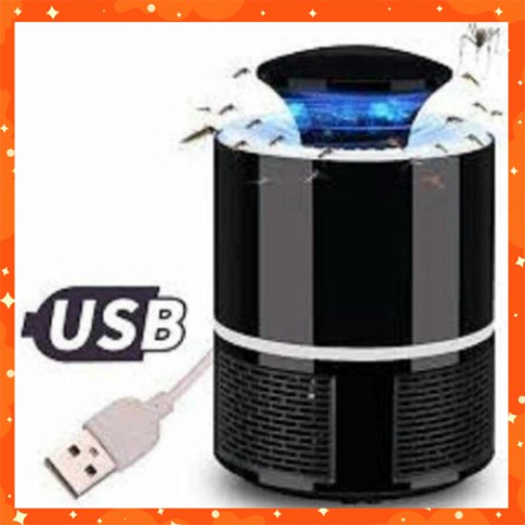 Đèn bắt muỗi đuổi trùng kiêm đèn ngủ hình trụ cổng USB cao cấp