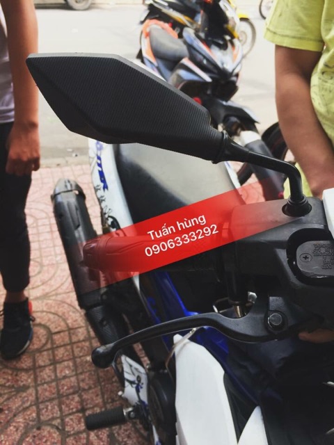 Kính chiếu hậu  x5 racing gắn xe máy - gương xe máy kiểu - đồ chơi xe máy