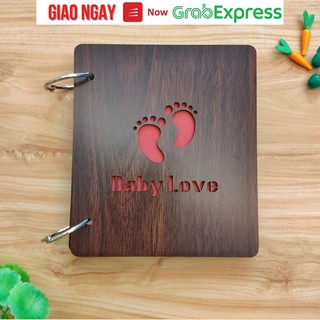 Albm ảnh gỗ chứa 100 ảnh 6.9 cm