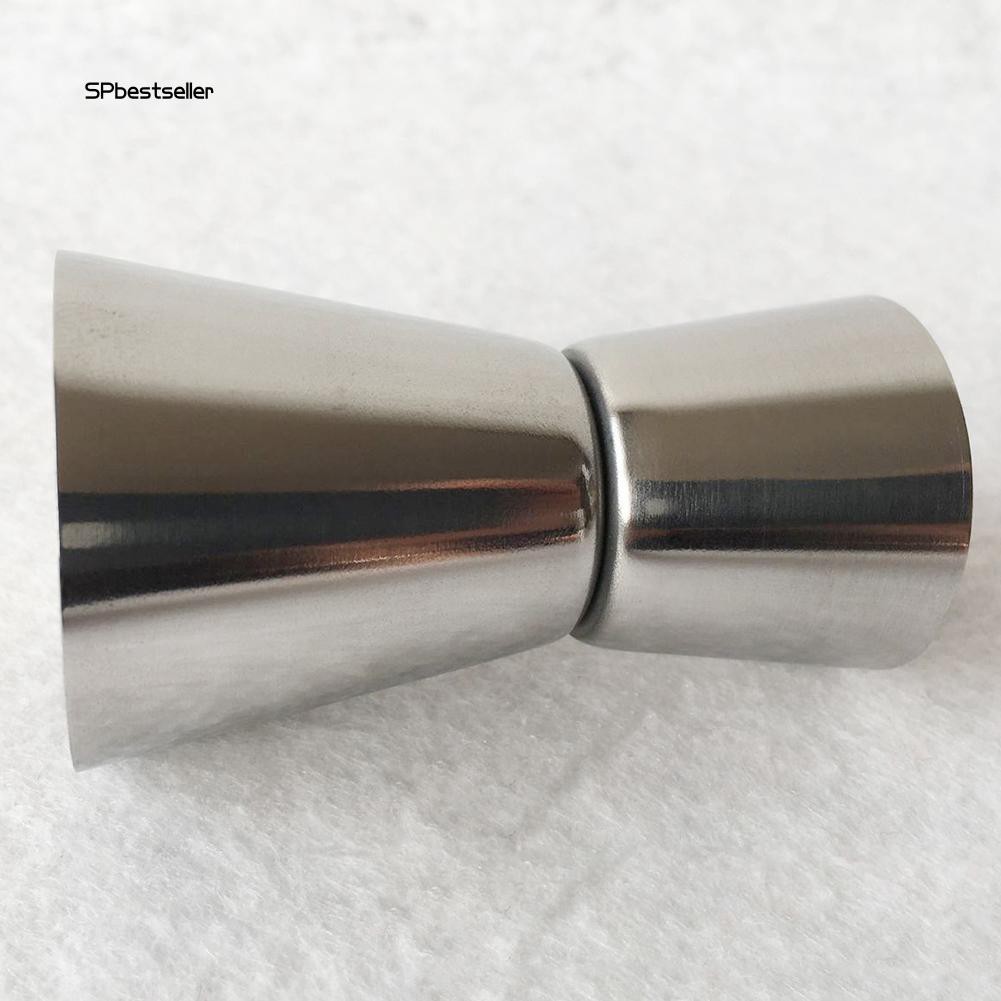 Cốc đong hai đầu bằng thép không gỉ dùng để pha chế coctail tiện dụng