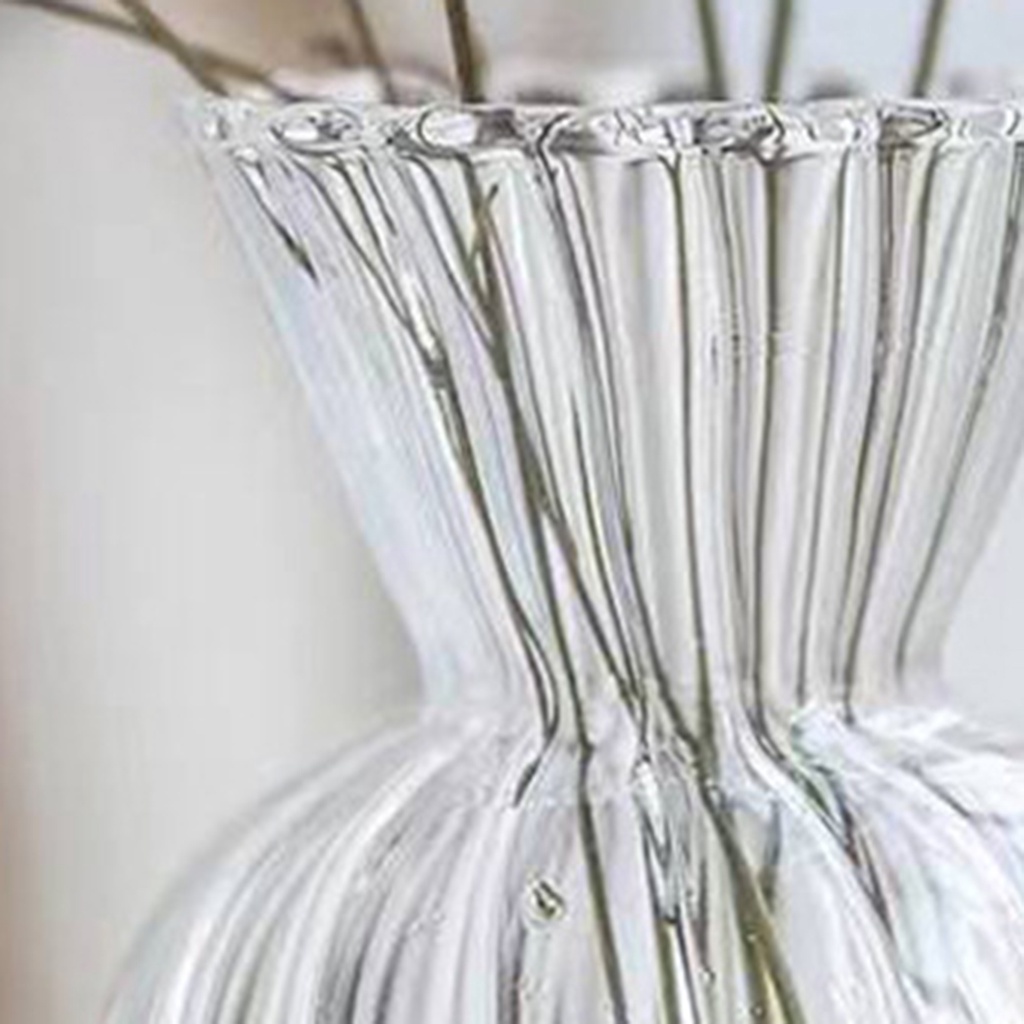 Lọ hoa trong suốt đơn giản dùng trang trí nhà cửa/ tiệc cưới