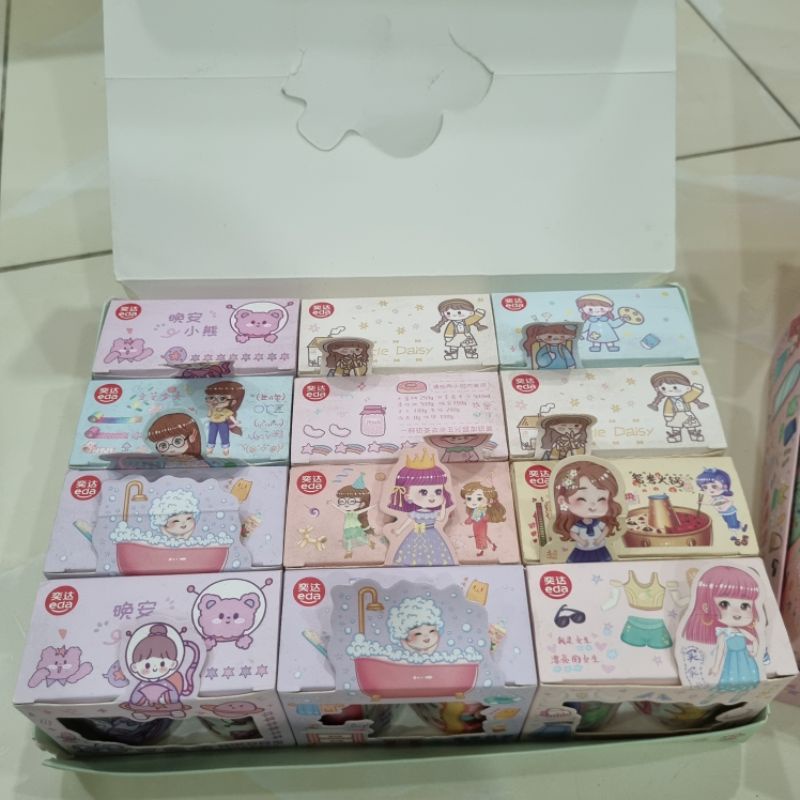 Combo Washi Tape Hộp 2 Cuộn To Dài 5m 🌸ẢNH THẬT🌸 Washi Họa Tiết Đáng Yêu Trang Trí DIY