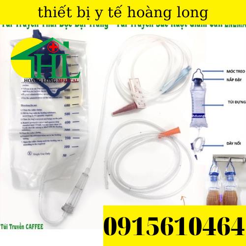 [TÚI + DÂY TRUYỀN] BỘ DỤNG CỤ TÚI TRUYỀN THẢI ĐỘC CAFE ENEMA