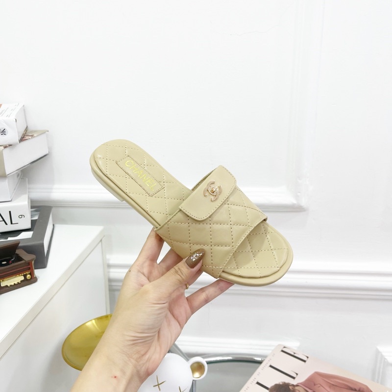 Dép quai ngang trần chỉ đế bệt fullbox