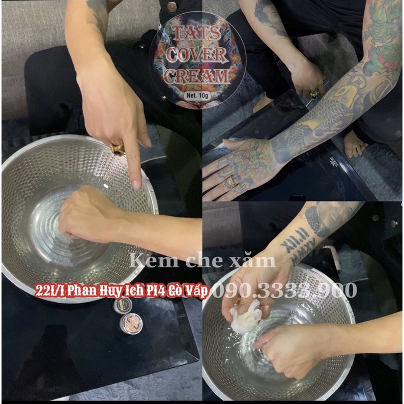 Kem Che Xăm UyTin nhất Sài Gon, che giống màu da 100%, cam kết uy tín, Kem Che Xăm Để Đi Xin việc Làm, Phỏng vấn