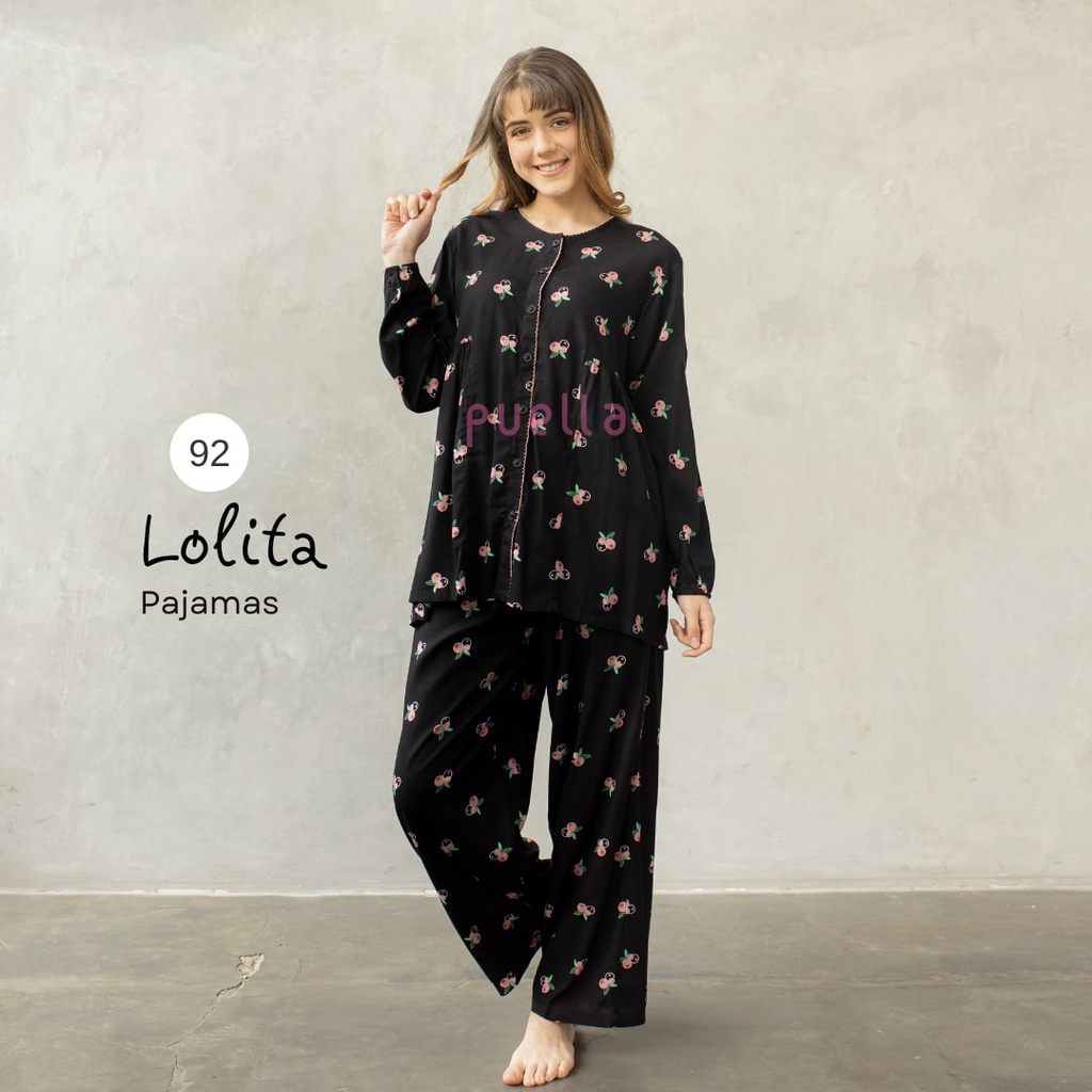 Bộ Đồ Ngủ Kiểu Lolita 92 Dễ Thương | Áo Choàng Ngủ Mát Mẻ | Đồ Ngủ | Đồ Ngủ Jumbo | Nhà vệ sinh | Quần Áo Bà Bầu | Đồ Ngủ | Kích Thước Lớn | Quần Áo Busui Thân Thiện Với Môi Trường | Cho Con Bú