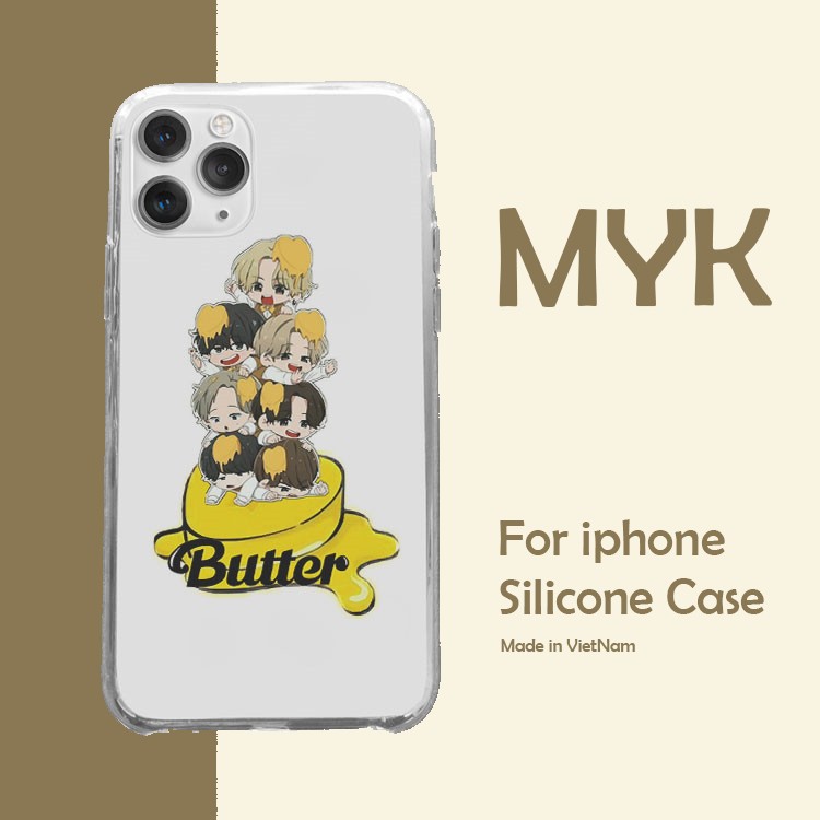 Ốp dt bts butter namjoon BTS Band KPOP cho Iphone 5 6 7 8 Plus 11 12 Pro Max X Xr BTSPOD00044