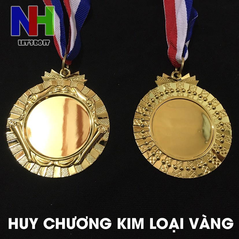 Phôi huy chương kim loại 2 mặt [6,5cm - 45 Gram]