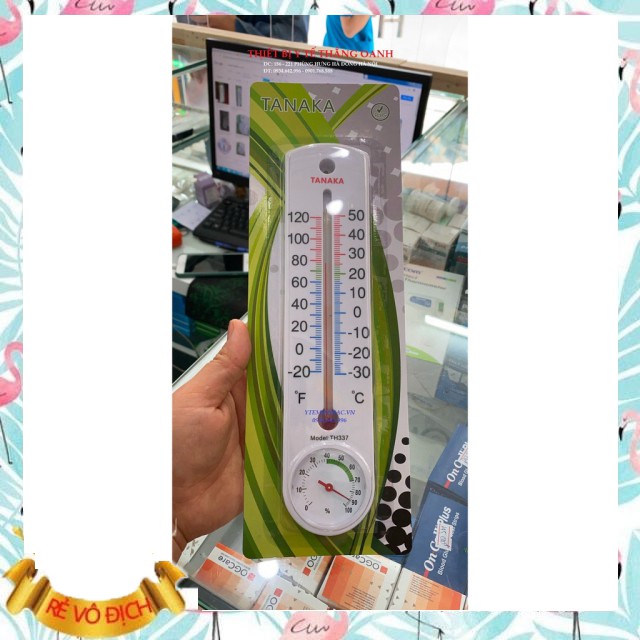 NHIỆT ẨM KẾ TANAKA THỦY NGÂN ĐO NHIỆT ĐỘ PHÒNG CHÍNH HÃNG