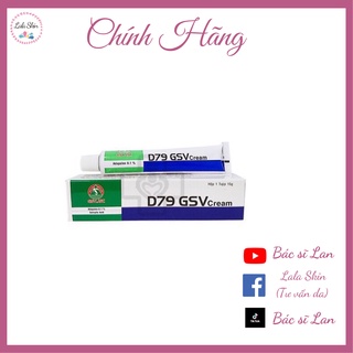 ✅ d79 gsv cream kem giảm mụn trứng cá, mụn lưng, dày sừng