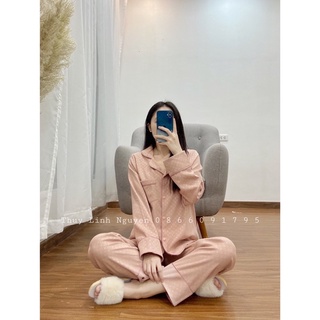 Bộ ngủ nhung tăm LV [G]
