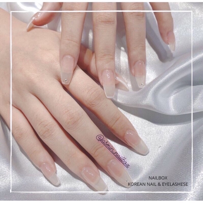 [Mã NHUQAD giảm 10% đơn 100k] NAILBOX thiết kế sẵn có làm theo yêu cầu nước gạo vẽ viền