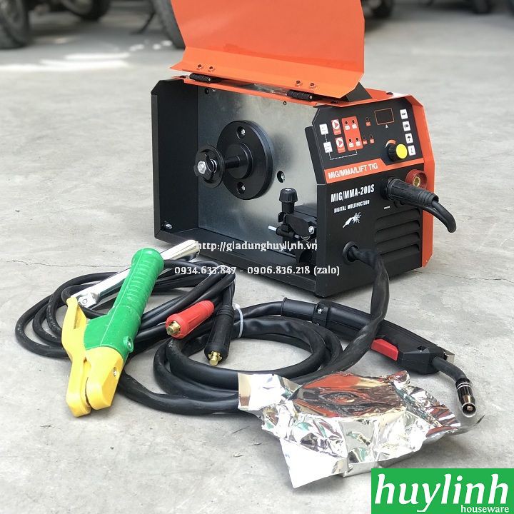 Freeship Máy hàn 3 chức năng Btec MIG MMA-200S - Tặng 1 cuộn dây 1kg