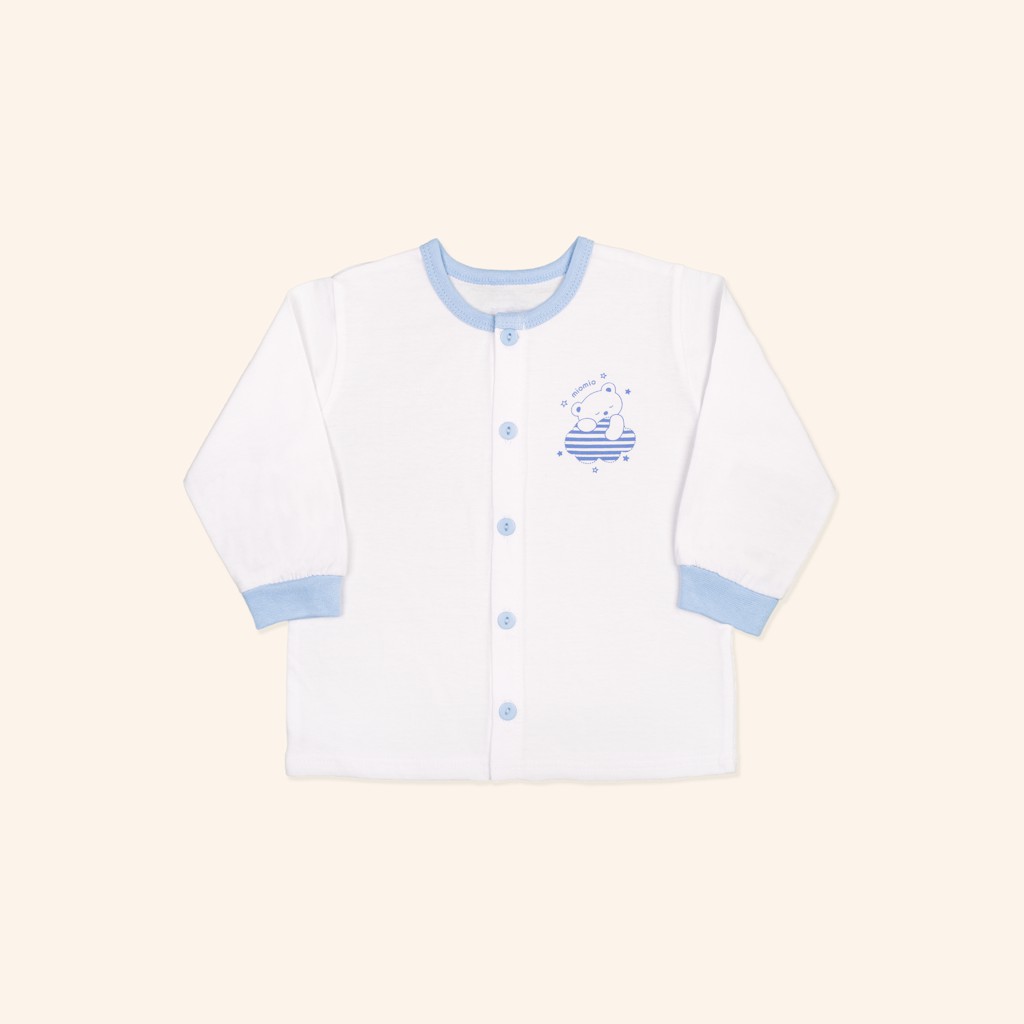 Áo Sơ Sinh Tay Dài, Cài Giữa MIOMIO, Họa Tiết: Gấu Mây, Ngôi Sao, Teddy Cho Bé Trai Bé Gái , Vải Cotton