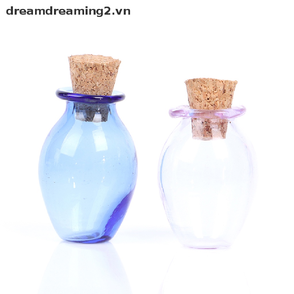 Bộ 2 Lọ Thủy Tinh mini Tỉ Lệ 1: 12 Dành Cho Búp Bê