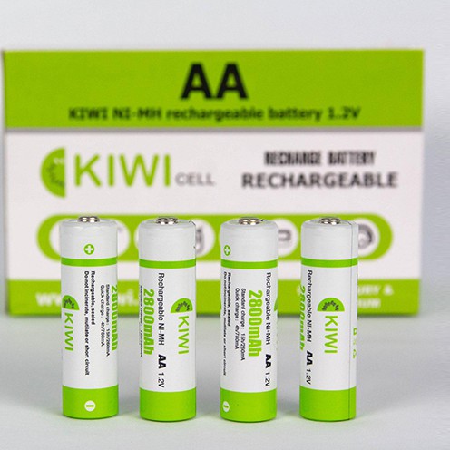 Pin sạc 2AA Kiwi (Pin Akline ) dung lượng 2800mah vỉ 4viên