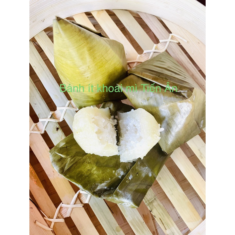 Bánh ÍT Khoai Mì Bà Năm Hấp Củi Nhân Dừa - Đậu XanhThơm Ngon Truyền Thống nhà làm 150g +-